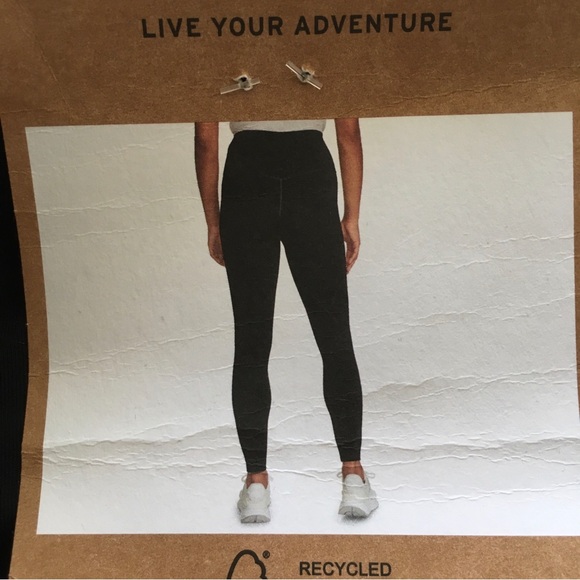 Eddie Bauer trail Black Women's Leggings M - Picture 4 of 8